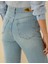 Kadın Açık Mavi Straight Fit Jean Pantolon 50289441-VR003 6