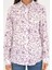 Kadın Mor Gömlek Desenli 50289094-VR038 6