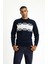 Bisiklet Yaka Regular Fit Desenli Triko Kazak 1