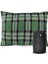 Kamp Yastığı, Seyahat Yastığı, Silikon Elyaf Dolgulu Yolculuk Yastığı 35 x 50 cm Flanel Yeşil 1