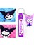 Kuromi Desenli Lüx ve Çok Cepli Su Geçirmez Okul Sırt Çantası + Kuromi Anahtarlık 5
