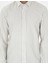 Erkek Haki Çizgili Slim Fit Uzun Kollu Gömlek 50292261-VR027 6