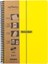 Infinity Primary Serisi, A4, 6 Konulu (3 Kareli, 3 Çizgili) 180 Yaprak Pp Kapaklı Spiralli Defter, Sarı 1