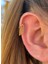 1 Adet G23 Titanium ( Titanyum) Tragus Helix Kıkırdak Conch Lobe Flat Uyumlu Piercing 1