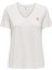 Onlnew Belle S/s Love V-Neck Top Box Jrs Taş 2