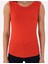 Kadın Nar Çiçeği Slim Fit Örme Bluz 50294053-VR239 6