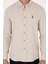 Erkek Bej Gömlek Basic 50293980-VR011 6