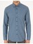 Erkek Mavi Slim Fit Uzun Kollu Gömlek 50293756-VR036 6