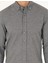 Erkek Gri Slim Fit Uzun Kollu Gömlek 50293756-VR024 6