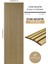 Star Akustik Ahşap Duvar Paneli Ff Kaplama Teak Meşe 60X280 cm - Ses ve Isı Yalıtımı 1
