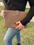 El Yapımı Kahverengi Kağıt Ip Tablet Çantası "coverly" 4