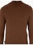 Erkek Koyu Kahverengi Slim Fit Balıkçı Yaka Basic Triko Kazak 50296602-VR084 6