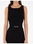 Kadın Siyah Slim Fit Dokuma Elbise 50297162-VR046 6