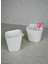 2 Adet Asılabilir Çok Amaçlı Mini Organizer Kutu & Makyaj Banyo Mutfak Düzenleyici 11 x 11 x 10 cm Beyaz 2