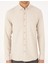 Erkek Bej Slim Fit Uzun Kollu Gömlek 50297998-VR011 6