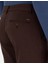 Erkek Koyu Kahverengi Slim Fit Kanvas Pantolon 50299517-VR084 6