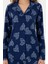 Kadın Lacivert Pijama Takım 50302757-VR033 6