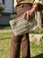 El Yapımı Ekru Makrome Motifli Clutch El Çantası "makrova" 1