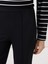 Lcwaıkıkı Classic Siyah Beli Lastikli Düz Ponte Kadın Pantolon 5