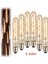 4W Wintage Rustik LED Ampul 2500K E27 Duy Lambam Amber Çubuk Cam Sarı Işık Retro Filament Tüp Ampul 6 Adet 1