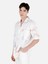 Oversize Fit Shirt Neck Erkek Bej Kısa Kol Gömlek CL1069575 1