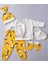 Erkek Bebek Sarı Hello Sevimli Penguen Zıbın Takım 5 'LI-15395 1