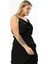 Saten Degaje Yaka Drape Detaylı Elbise 4