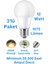 ACK 12W Günışığı LED Ampul 1075 Lümen E27 Duylu Yüksek Işık LED Lamba 1