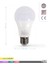 ACK 12W Günışığı LED Ampul 1075 Lümen E27 Duylu Yüksek Işık LED Lamba 4
