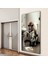 Hayvan Cam Tablo - Sevimli Dostlar Lavaboda - Dikey Motif 08-025 6