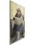 Hayvan Cam Tablo - Sevimli Dostlar Lavaboda - Dikey Motif 08-038 2
