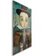 Sanatsal Cam Tablo - Naif Sanat - Dikey Motif 13-019 2