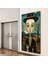 Sanatsal Cam Tablo - Naif Sanat - Dikey Motif 13-019 6