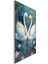 Sanatsal Cam Tablo - Art Nouveau - Dikey Motif 08-008 2