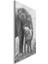 Hayvan Cam Tablo - Anne ve Yavru - Dikey Motif 14-021 2