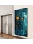 Fantastik ve Korku Cam Tablo - Karışık - Dikey Motif 01-068 6