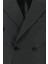 Slim Fit Dar Kesim Kruvaze Takım Elbise 4
