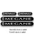 Megane 3D Damla 4'lü Oto Sticker Set 1 1
