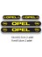 Opel 3D Damla 4'lü Oto Sticker Set 3 1
