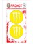 Monster 3D Kabartmalı Damla Logo Sticker 5cm 07 1
