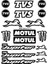 Tvs Jüpiter Tasarımlı Ekipman Kask Motosiklet Sticker Seti 04 1