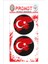 Türk Bayrağı 3D Damla 2 Li Sticker Logo 1 1