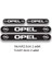 Opel 3D Damla 4'lü Oto Sticker Set 2 1