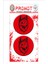 Kurt Wolf Tasarımlı 3D Kabartmalı Damla Sticker 5CMX5CM 02 1