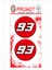 Marquez 93 3D Kabartmalı Damla Logo Sticker 5cm 02 1