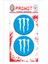 Monster 3D Kabartmalı Damla Logo Sticker 5cm 06 1