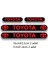 Toyota 3D Damla 4'lü Oto Sticker Set 1 1