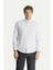 Uzun Kol Slim Fit Dar Kesim Non Iron Çizgili Pamuklu Gömlek 3