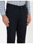 Erkek Lacivert Regular Fit Çizgili Kanvas Pantolon 50259717-VR033 6