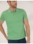 Erkek Açık Yeşil Slim Fit Polo Yaka Merserize Tişört 50262665-VR092 6